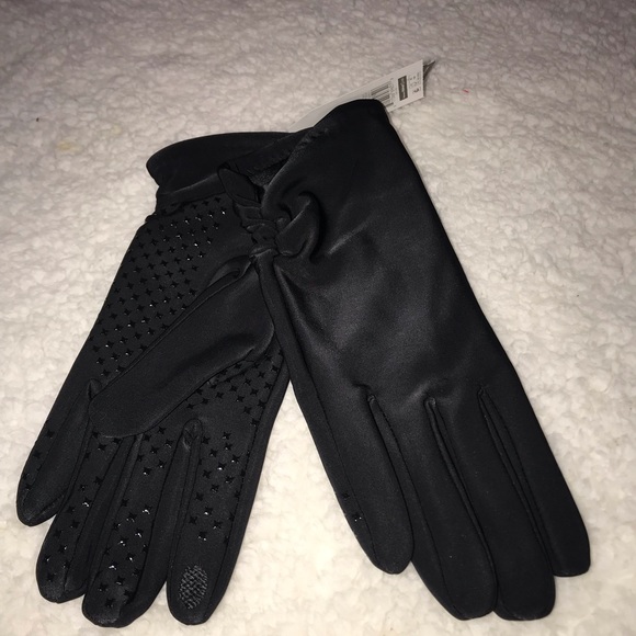 🆕 Time and Tru Driving Gloves, Black - Picture 2 of 4